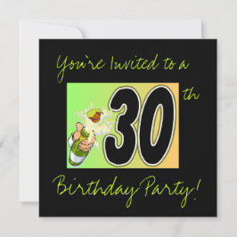 Convites de festas aniversário de 30 anos