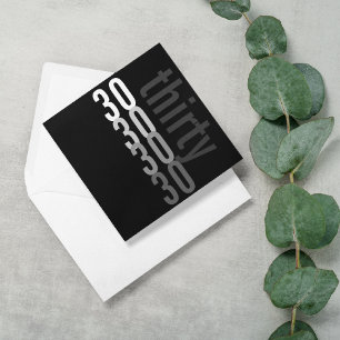 Convites de festas aniversário de 30 anos