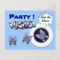 Convites de festas Boliches personalizáveis
