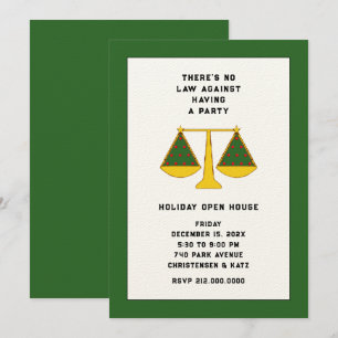 Convites de festas da empresa de advocacia