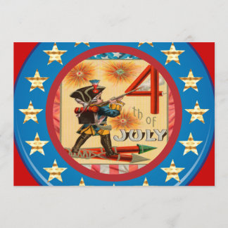 Convites de festas de 4 de julho