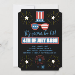convites de festas de 4 de julho