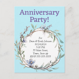 Convites de festas de aniversário