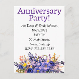 Convites de festas de aniversário