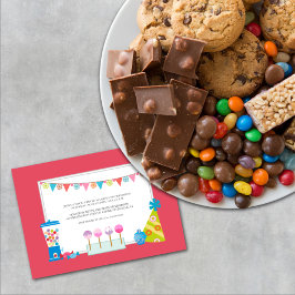 Convites de festas de aniversário de criança {Buff