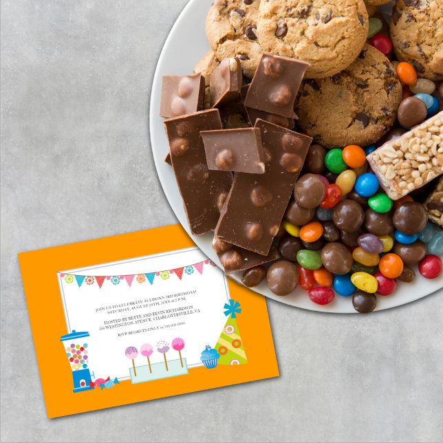 Convites de festas de aniversário de criança {Buff (Criador carregado)