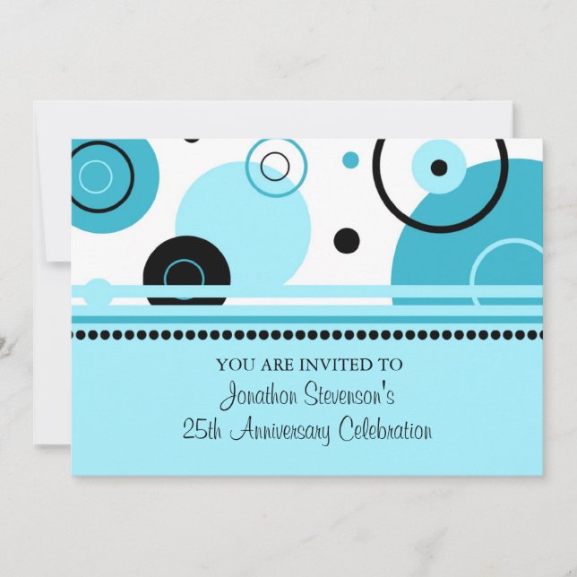 Convites de festas de Aniversário do Funcionário (Frente)