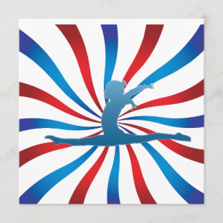 Convites de festas de aniversários da ginástica