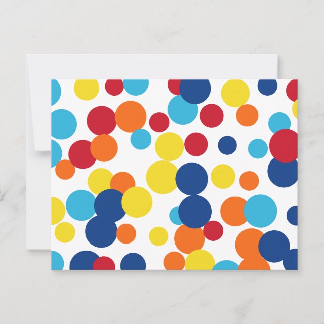 Convites de festas de aniversários de celebração d (Frente)