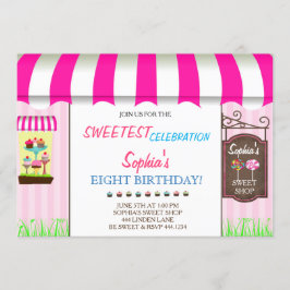 Convites de festas de aniversários de Compro Doce 