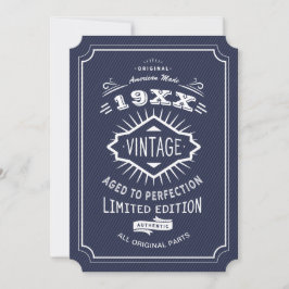 Convites de festas de aniversários do azul do ano