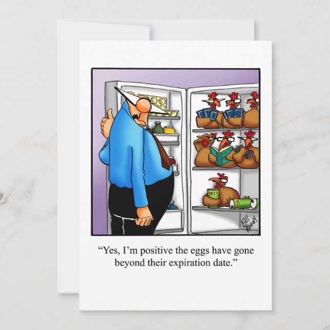 Convites de festas de aniversários engraçados (Frente)