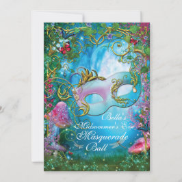 Convites de festas de aniversários Mascarada de ja