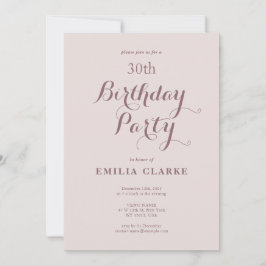 Convites de festas de aniversários modernos elegan