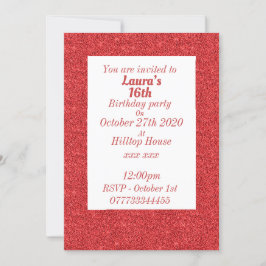 Convites de festas de aniversários personalizados 