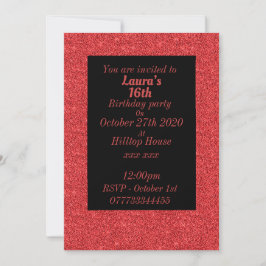 Convites de festas de aniversários personalizados 