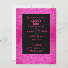 Convites de festas de aniversários personalizados 