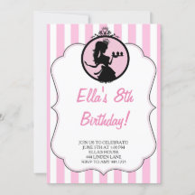 Convites de festas de aniversários Princesas Dival