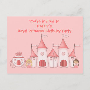 Convites de festas de aniversários Princesas Perso