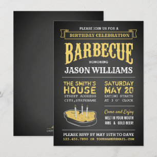 Convites de festas de aniversários rústicos do