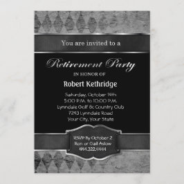 Convites de festas de Aposentação Clássica de Argy