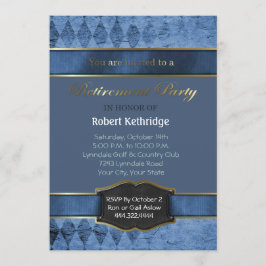 Convites de festas de Aposentação Clássica de Argy