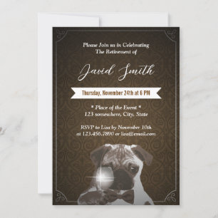 Convites de festas de Aposentadoria de Vinho Clás