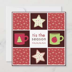 Convites de festas de Bolachas de Natal