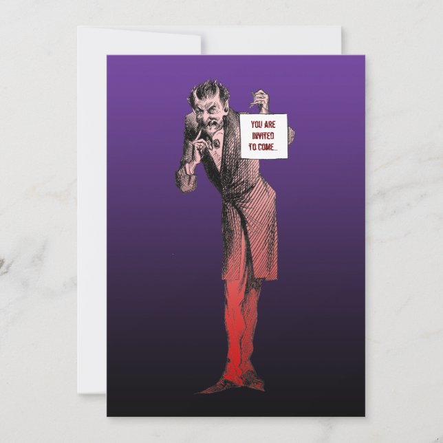 Convites de festas de Dia das Bruxas (Frente)