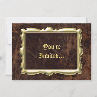 Convites de festas de Estilo de Quadro Antiquado V