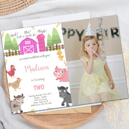 Convites de festas de Fazenda personalizáveis para