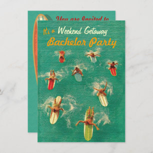 Convites de festas de Getaway no Fim de Semana do 