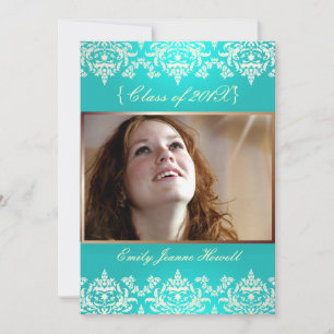 Convites de festas de graduação/Damasco de Vinta