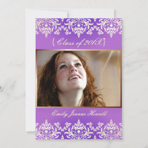 Convites de festas de graduação/Damasco de Vinta