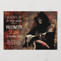 Convites de Festas de Halloween de Terror