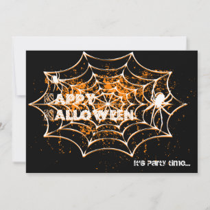 Convites de festas de Halloween na Web