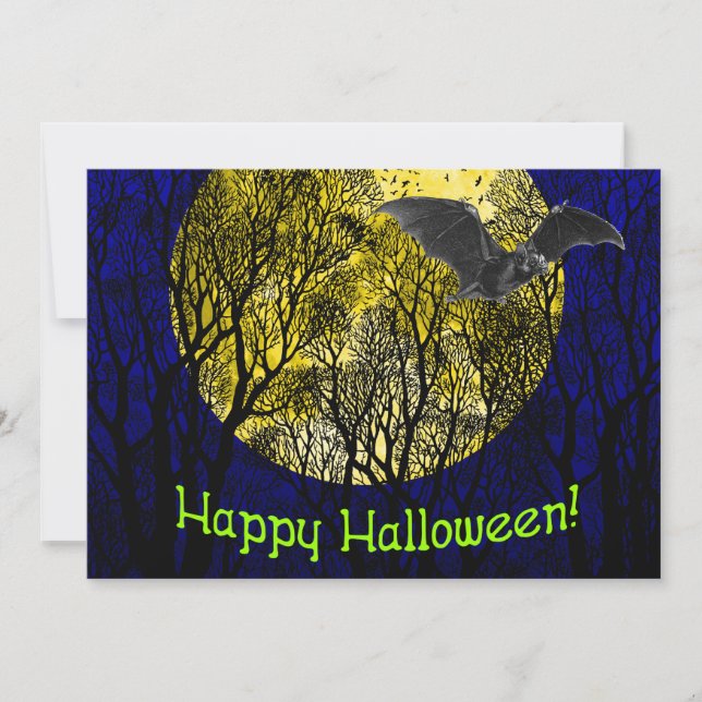 Convites de Festas de Halloween Personalizadas (Frente)