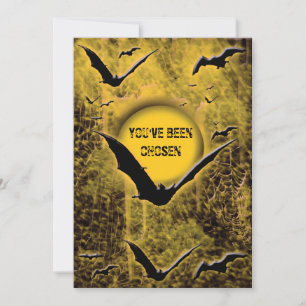 Convites de festas de Halloween - personalize o mo