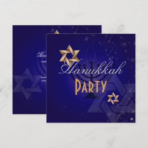Convites de festas de Hanukkah