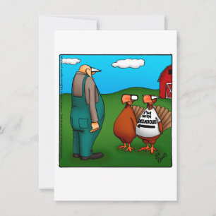 Convites de festas de Janto humor de ação de graça