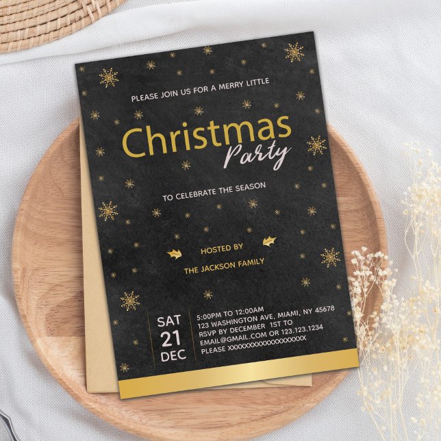 Convites de festas de Natal (Christmas Party Invitations)