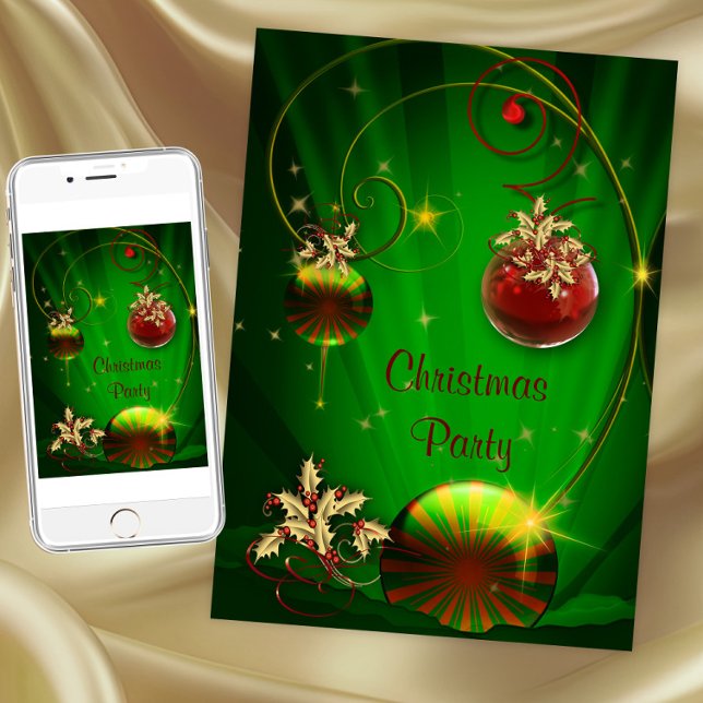 Convites de festas de Natal de Elefante Branco (White elephant Christmas party invitation. Instant download and printed invitations available.)