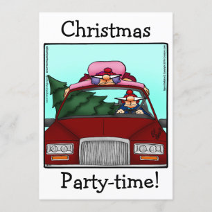 Convites de festas de Natal engraçados