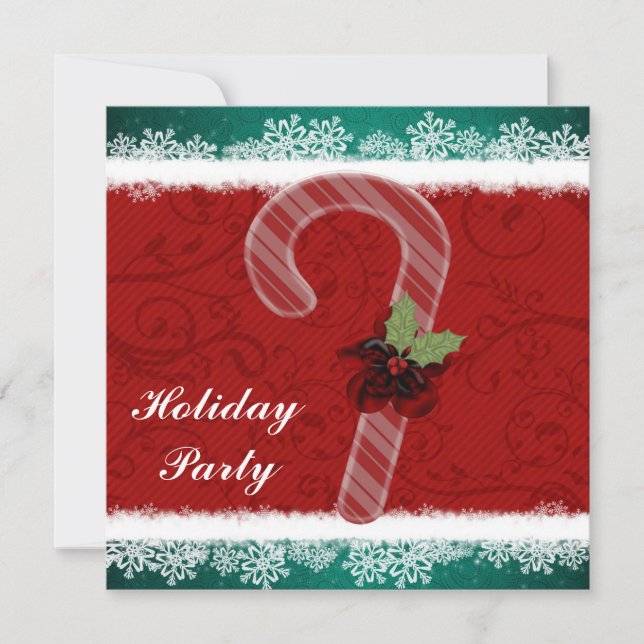 Convites de Festas de Natal Personalizados (Frente)