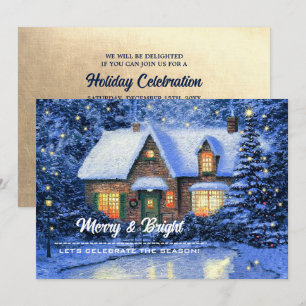 Convites de festas de Natal Personalizados da Vila