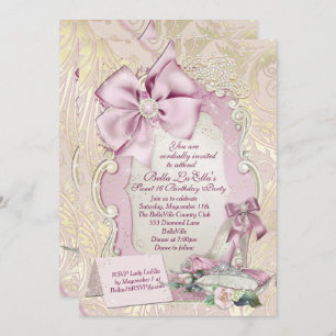 Convites de festas de Quinceanera do doce 16