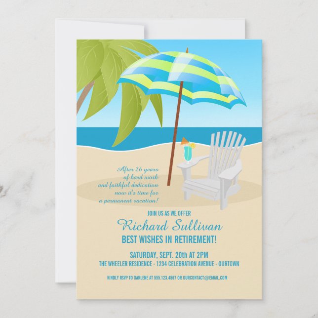 Convites de festas de reforma tropical (Frente)