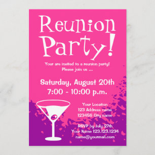 convites de festas de Reunião Convites personaliz