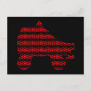 convites de festas de skate: pilhas de tipo