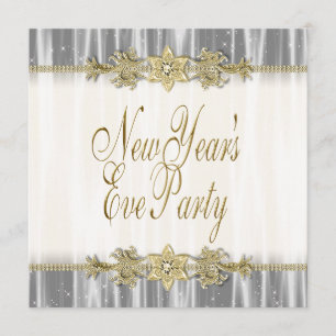 Convites de festas de Véspera de ano novo Elegante